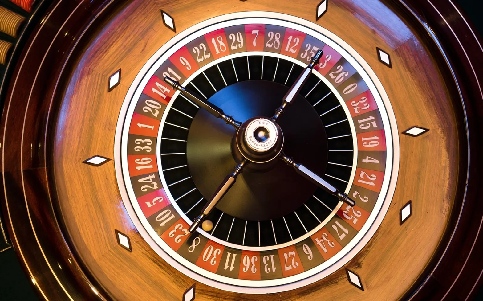 Roulette, roulette wheel and rotate