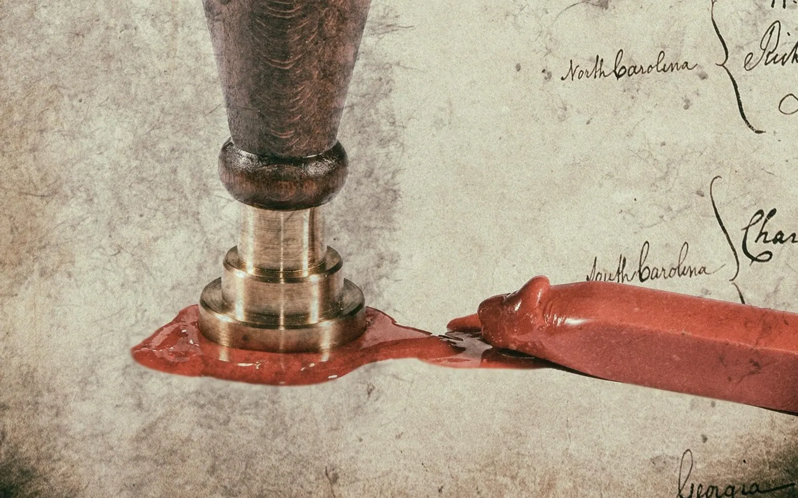 Seal, sealing wax and certificate