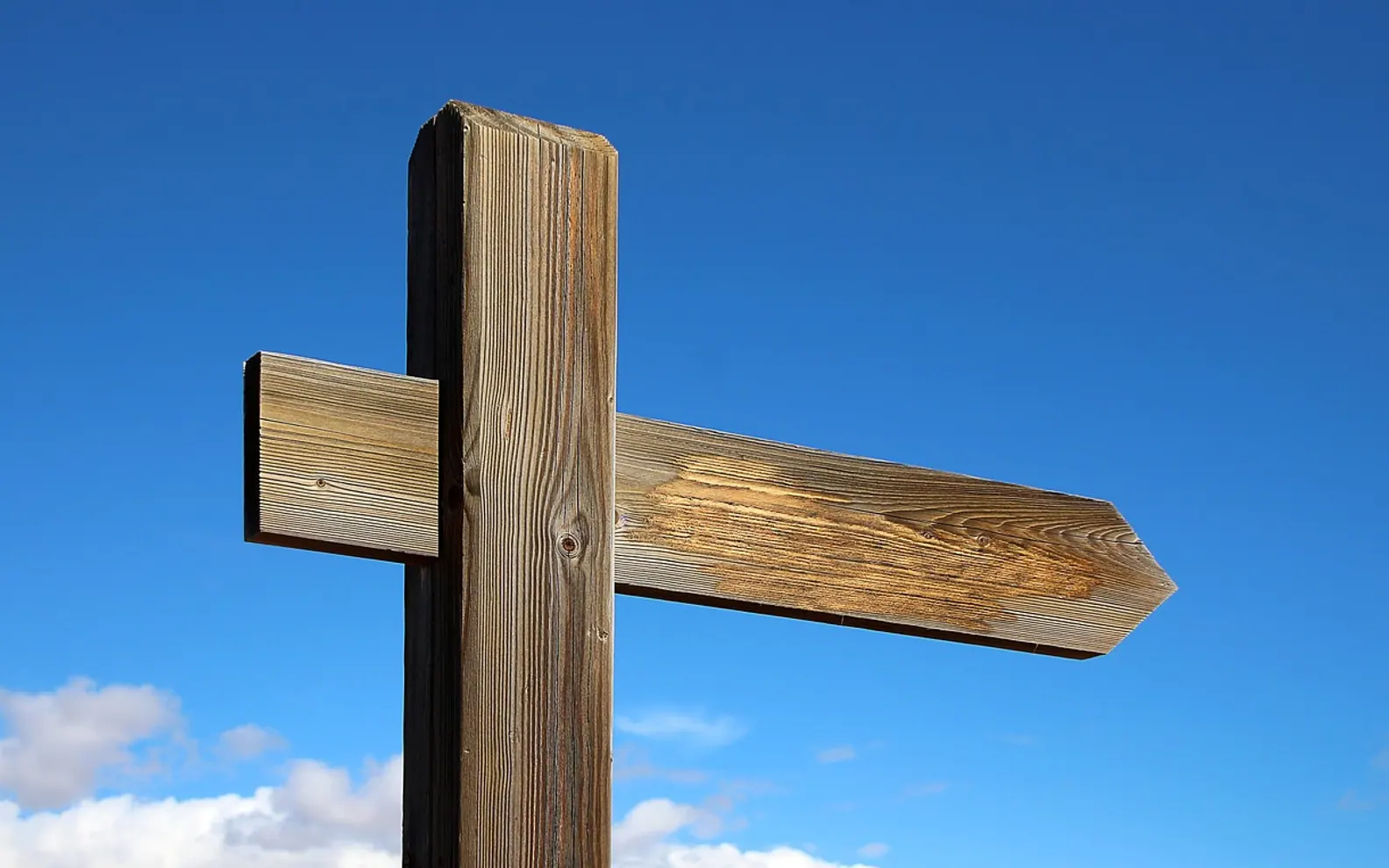 Signpost, path and direction