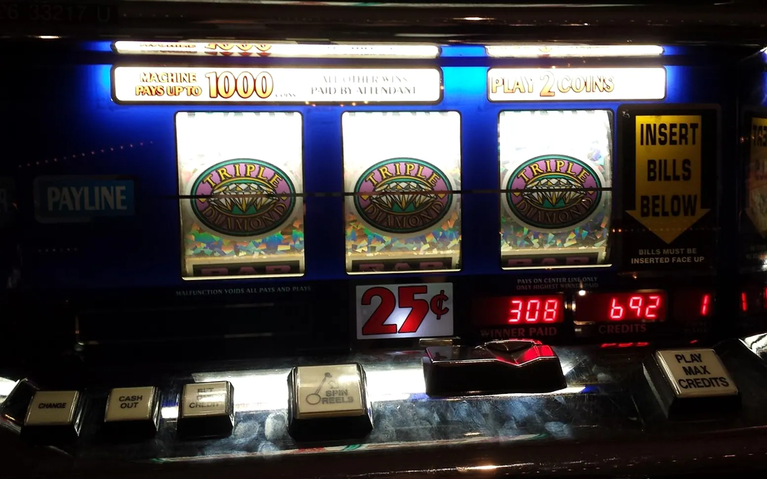 Jackpot, lucky and slot machines