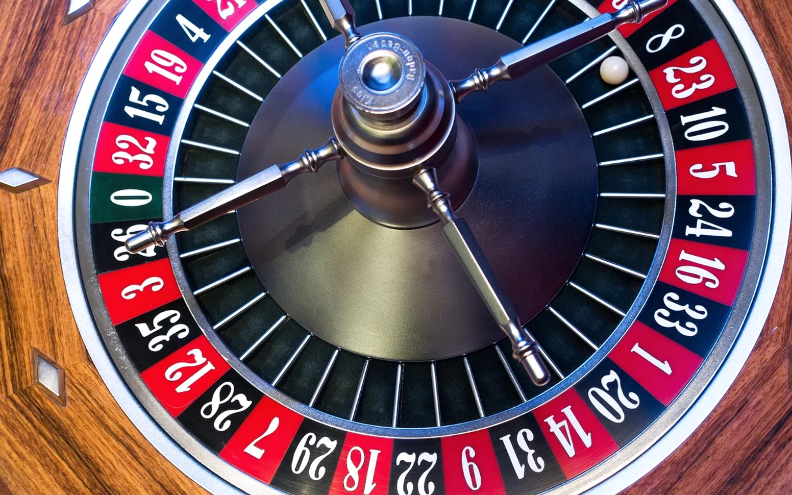 Roulette, roulette wheel and bullet